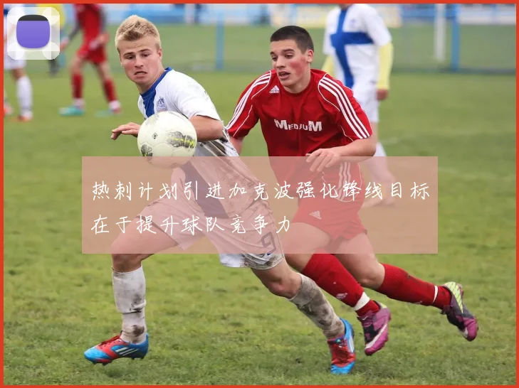 热刺计划引进加克波强化锋线目标在于提升球队竞争力